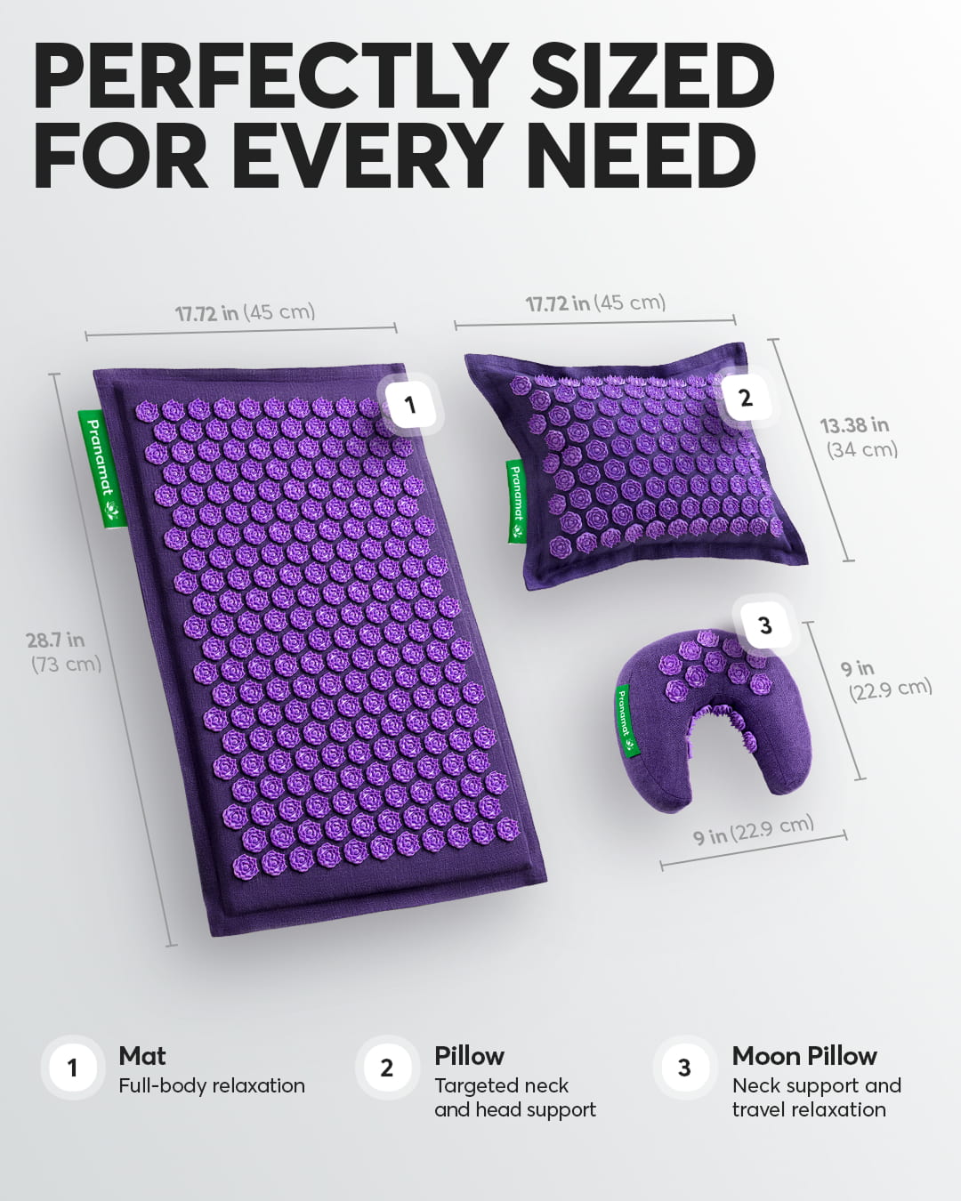 Pranamat mat sizes