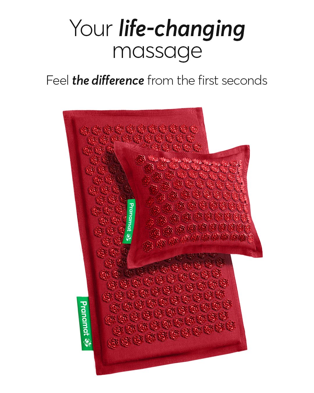 Pranamat Mat + Pillow (Burgundy)