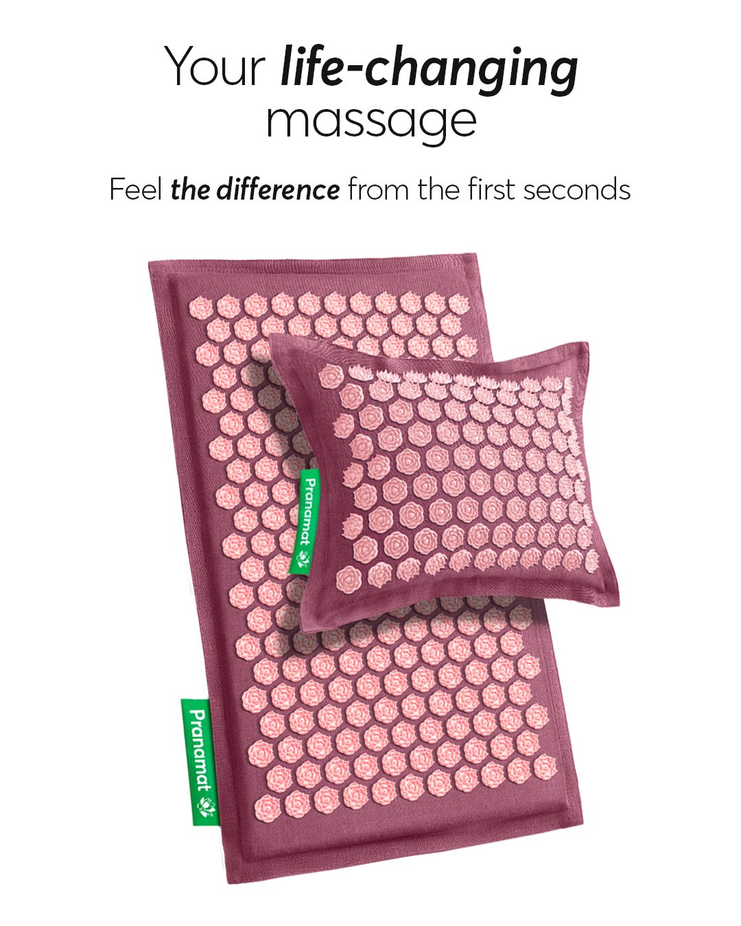 Pranamat Set (Mat + Pillow) Rosegold
