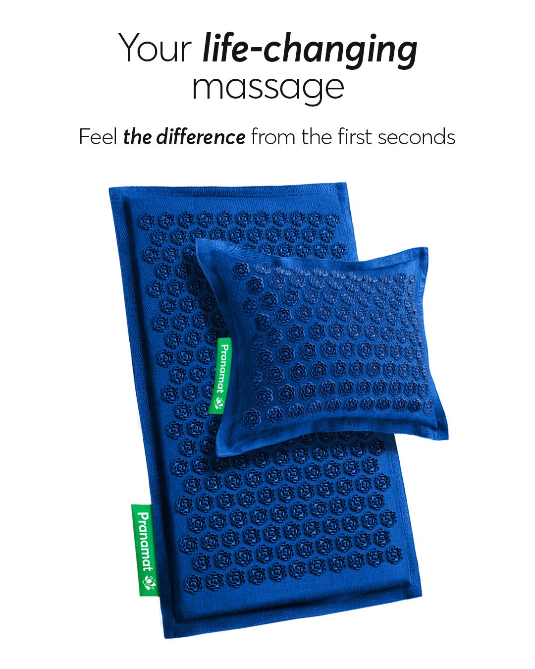 Pranamat + PranaPillow (Monaco Blue)