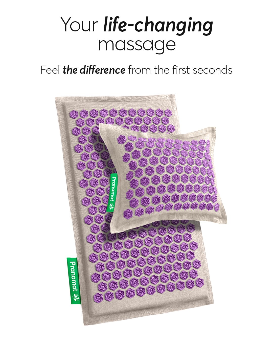 Pranamat Set (Mat + Pillow) Amethyst
