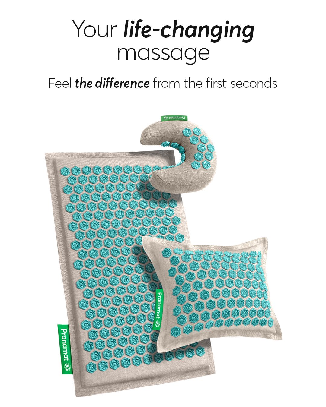 Pranamat + PranaPillow + PranaMoon (Lagoon)
