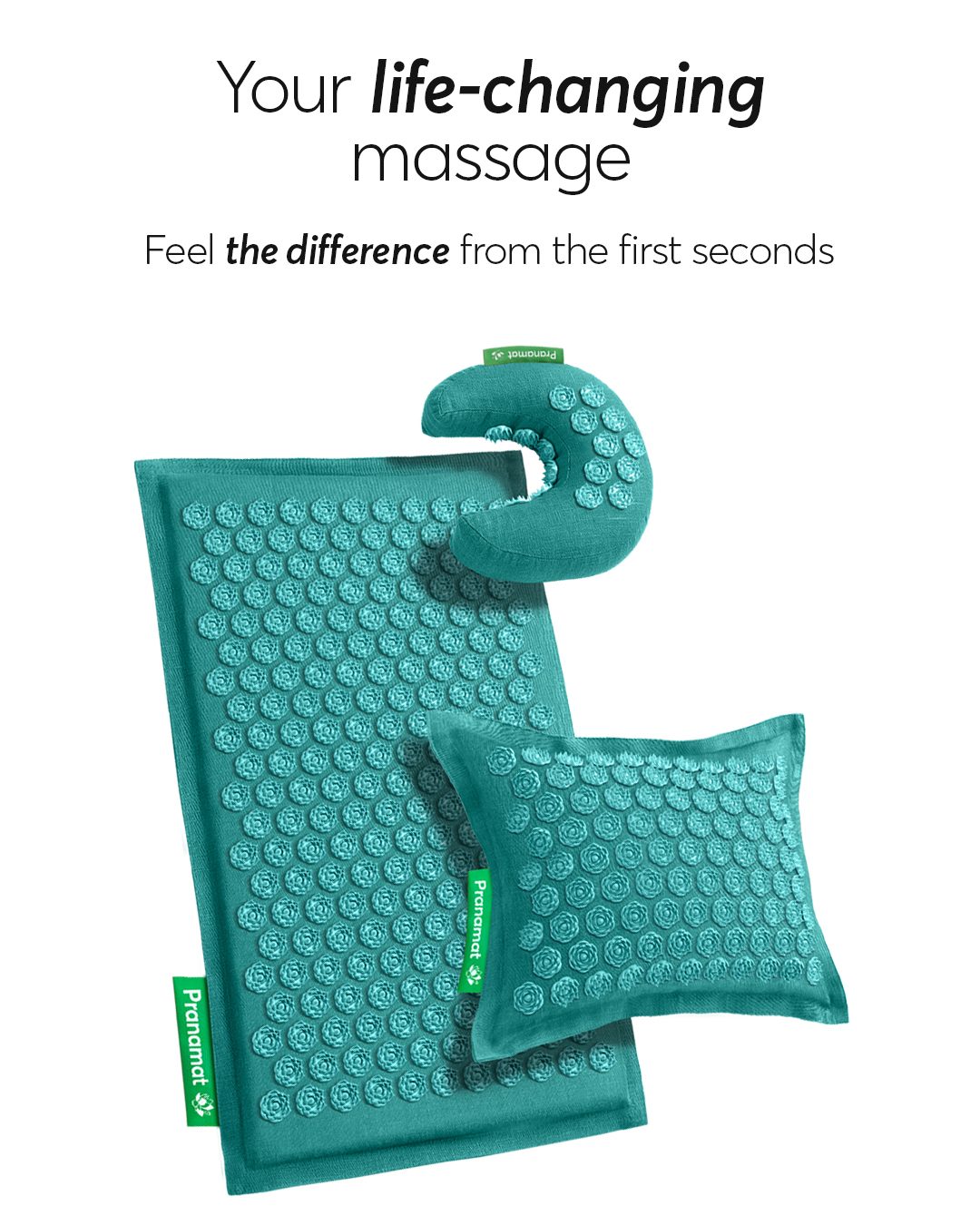 Pranamat + PranaPillow + PranaMoon (Azur)