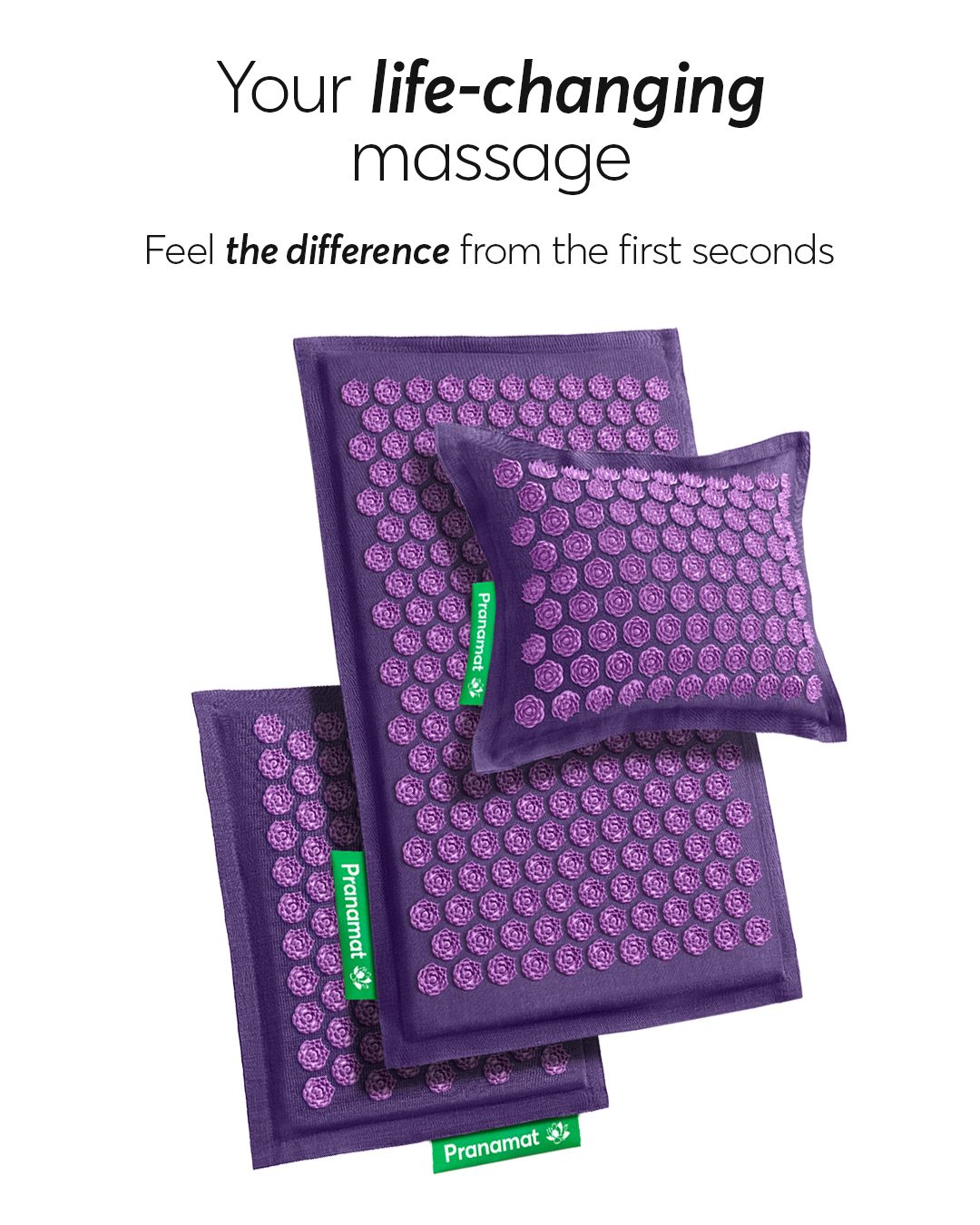 Pranamat Set (Mat + Pillow + Mini) Lavender