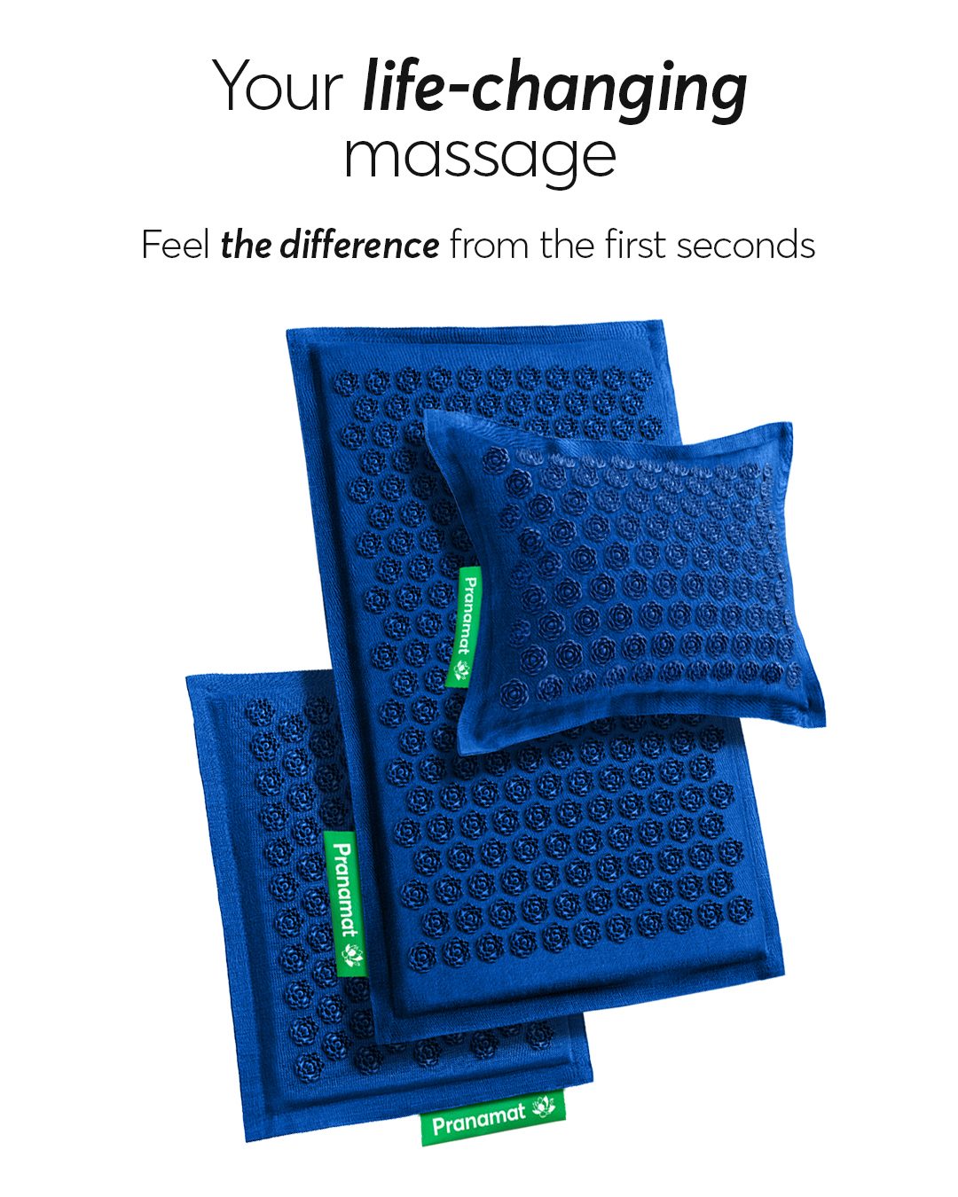 Pranamat + PranaPillow + Mini (Monaco Blue)