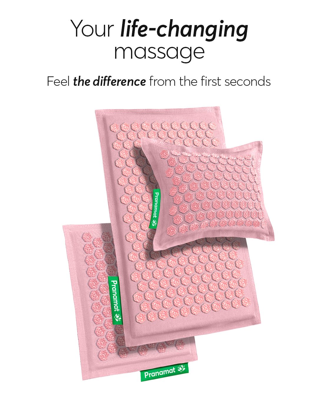Pranamat Set (Mat + Pillow + Mini) Rocksalt